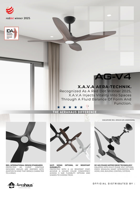 AG-V4 Aerahaus Technik DC Ceiling Fan